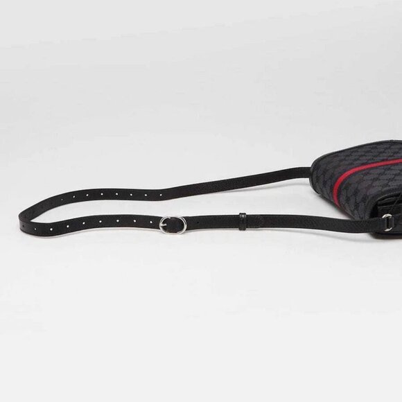 Balenciaga x Gucci Black/Grey Canvas/Leather The Hacker Project Ophidia Cross... - Picture 5 of 10